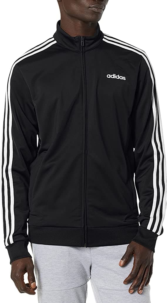 adidas Men's Essentials 3-Stripes Tricot Track Jacket